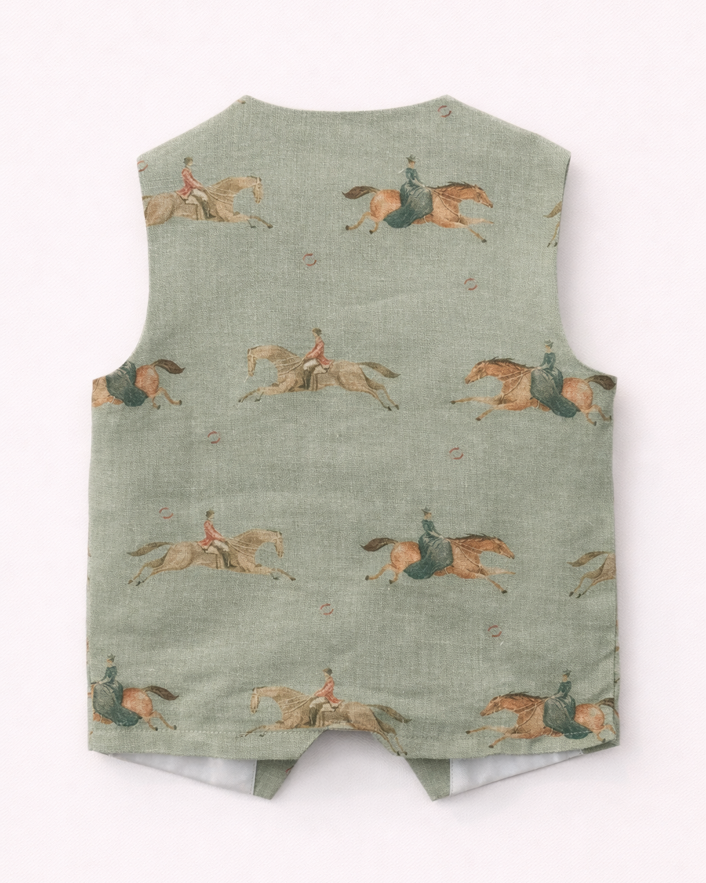 Mare & Stallion Print Premium Linen Coord Set