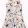 Griffin's Universe Print Premium Linen Dress