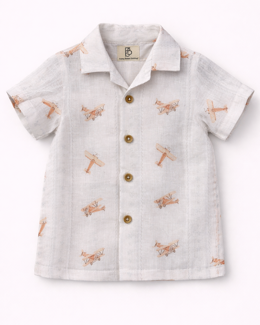 Little Sky Glider Print Premium Linen Coord Set
