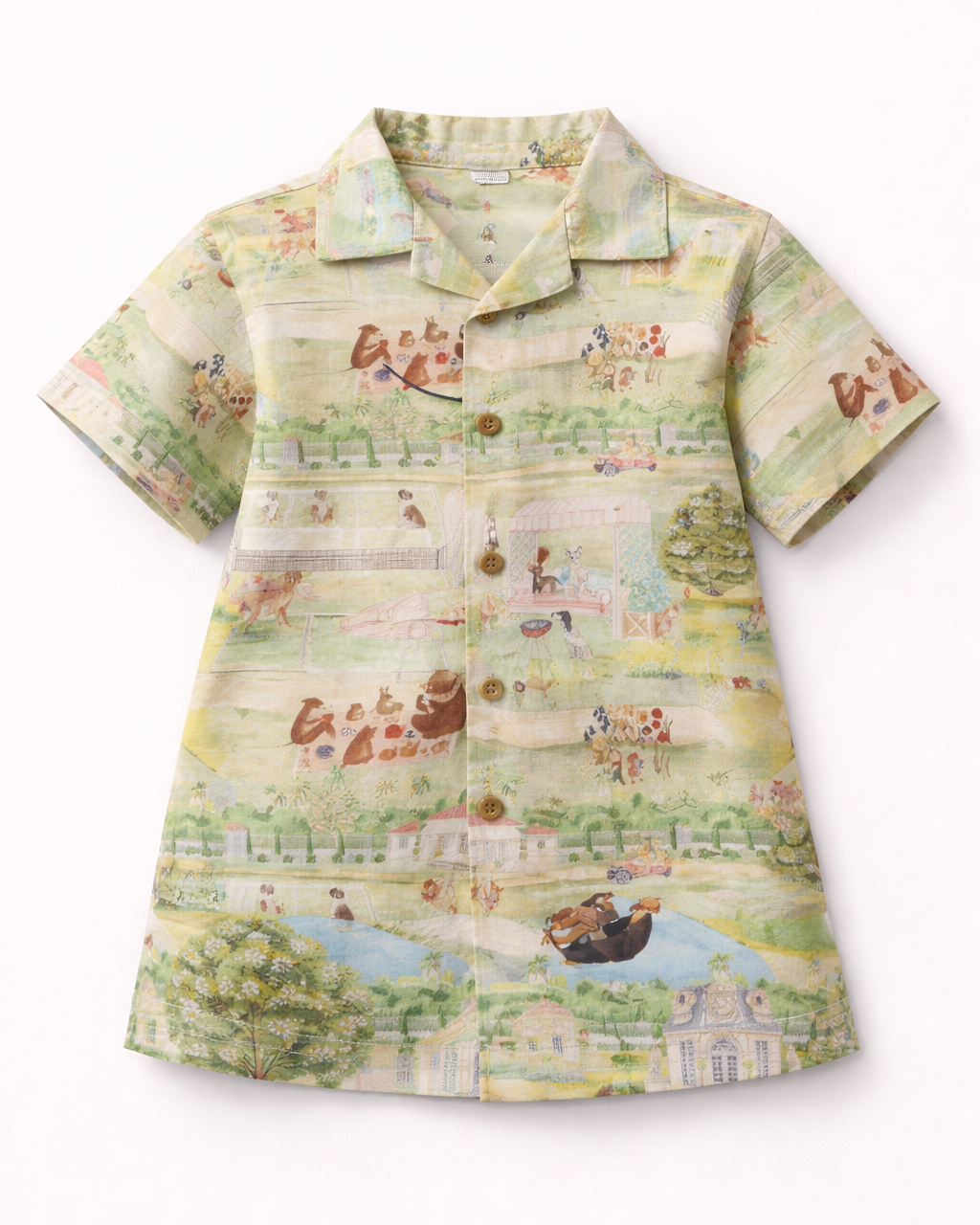 The Squirrel Picnic Print Premium Linen Coord Set