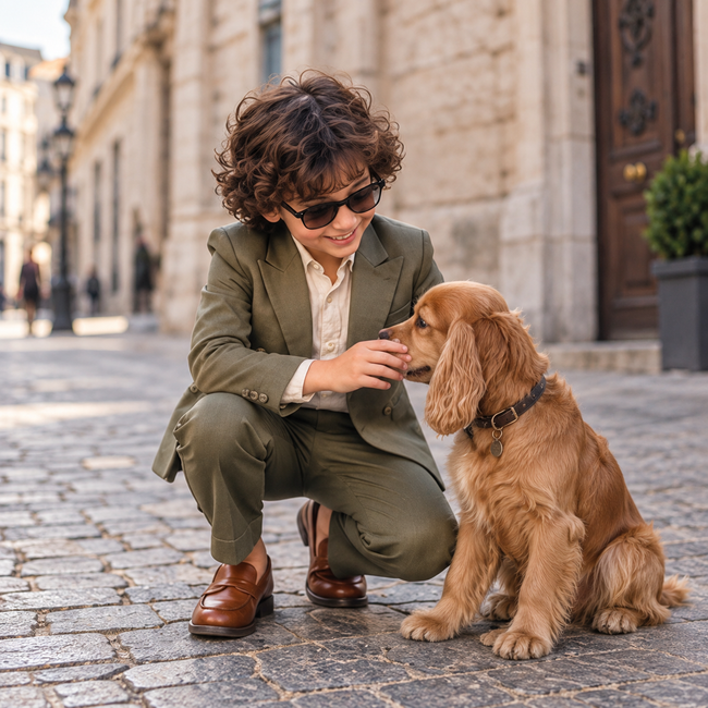 Windsor Nights – Pure Linen Double-Breasted Blazer, Pants & Shirt Set