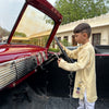 The Classic Circus Trick Embriodered Pure Bamboo Muslin Cotton Kurta Pajama Set