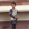 The Vann Vistaar Pure Muslin Silk Koti Kurta Pajama Set