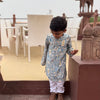 The Royal Tropic Print Pure Muslin Silk Kurta Pajama Set