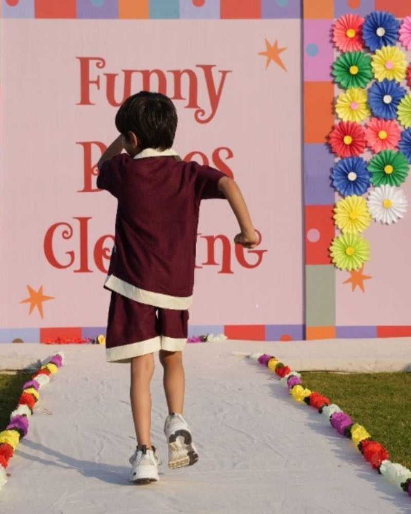 The Ruby Linen Cabana Premium Coord Set