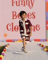 The Ruby Linen Cabana Premium Coord Set