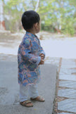 Entricing Jungle Pure Linen Kurta Pajama Set