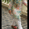 Tibetian Life Print Pure Muslin Silk Kurta Pajama Set - Funny Bones Clothings