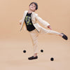 Jacket Pants Styled Pure Linen Co-ords (Beige Colour) - Funny Bones Clothings