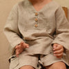 PureEase Pure Linen Co-ord - Beige Colour