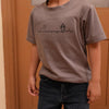 Tencel™ Fabric Dino Walking in Forest Themed Embroidered Half Sleeves T-Shirt