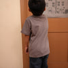 Tencel™ Fabric Dino Walking in Forest Themed Embroidered Half Sleeves T-Shirt