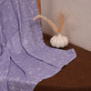 Framed Lion Themed Bamboo Muslin Cotton Blanket