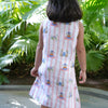 Sultan Tapestary Printed Pure Linen Blazer Dress