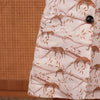 The Mystic Felines Printed Pure Linen BLazer Dress