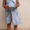 Royal Toika Printed Pure Linen BLazer Dress