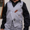 Champions’ Grey Ensemble Themed Waist Coat Set