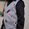 Champions’ Grey Ensemble Themed Waist Coat Set