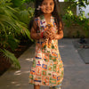 Wild EMblem Printed Pure Linen BLazer Dress