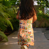 Wild EMblem Printed Pure Linen BLazer Dress