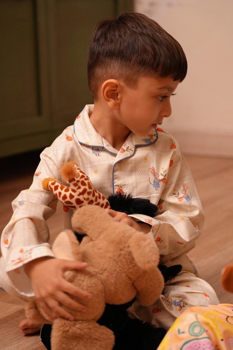 Mouse and The Pot Story Inspired Premium Italian Cotton Night Suit