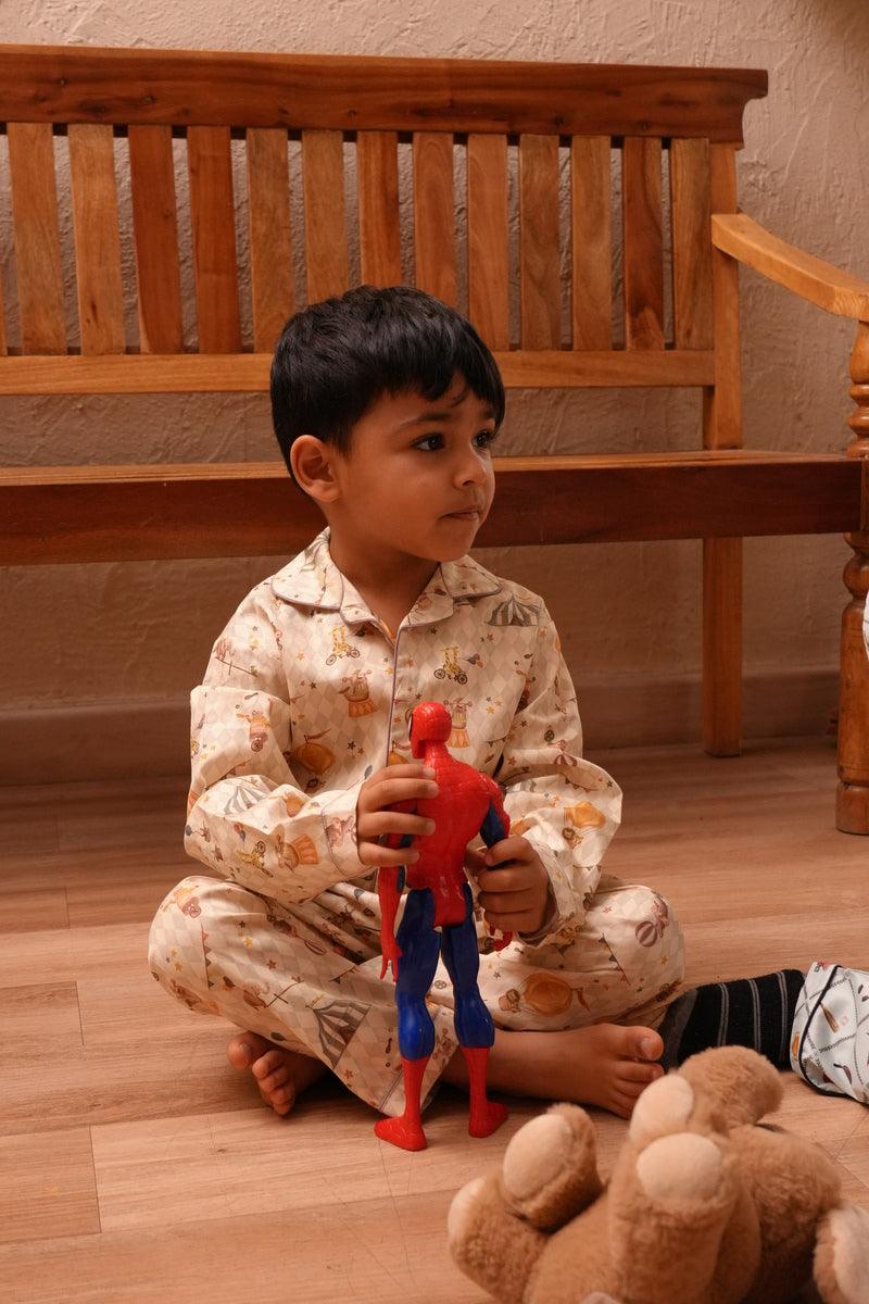 Circus Inspired Premium Italian Cotton Night Suit