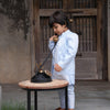 Beautiful Heart Work Premium Silk Jodhpuri Open Jacket with Kurta Pajama Set - Funny Bones Clothings