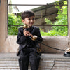 Royal Elephant Work Premium Satin Jodhpuri Open Jacket with Kurta Pajama Set - Funny Bones Clothings
