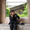 Royal Elephant Work Premium Satin Jodhpuri Open Jacket with Kurta Pajama Set - Funny Bones Clothings