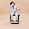 Jacket Pants Styled Pure Linen Co-ords (Steel Grey Colour) - Funny Bones Clothings