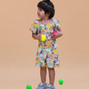 Fruit and Punch Printed Pure Linen Jumpsuit - Funny Bones Clothings