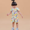Fruit and Punch Printed Pure Linen Jumpsuit - Funny Bones Clothings