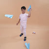 Box Pleated Pink Color Shirt Linen