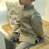 Glowing Dragon Fly Handwork Pure Silk Koti Kurta Pajama Set