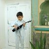 Flying Fighters Handworked Pure Linen Blazer Set