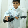 Flying Fighters Handworked Pure Linen Blazer Set