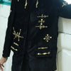 NoirZar  Premium Velvet  Handworked Bandgala Set