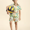 African Forest Themed Printed Pure Linen Premium Co-ords - Funny Bones Clothings