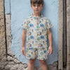 Truck Print Vestiario's Blend Linen Co-ords - Funny Bones Clothings