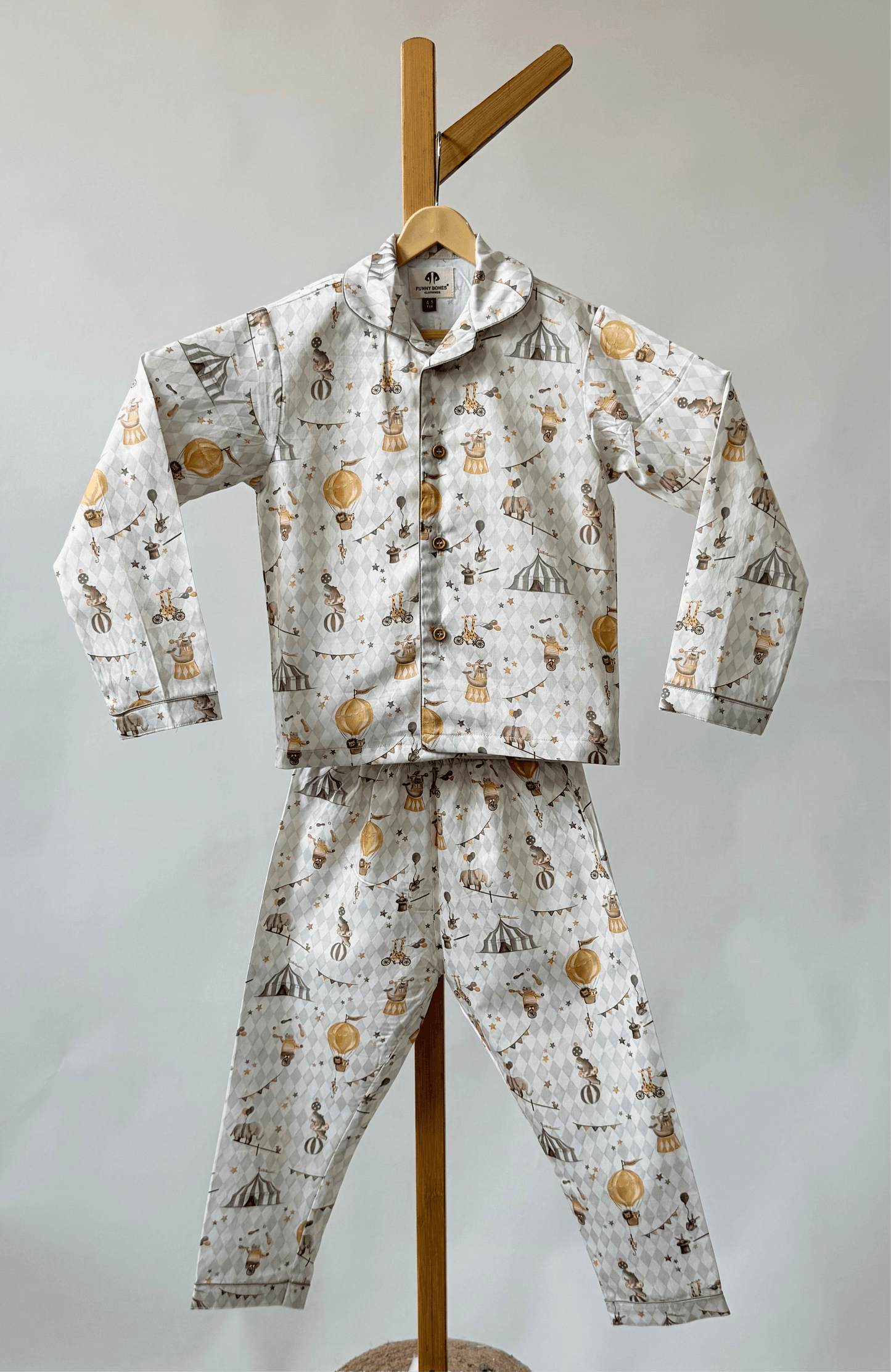 Circus Inspired Premium Italian Cotton Night Suit