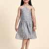 TopSkirt Styled Dino Print Pure Linen Dress - Funny Bones Clothings