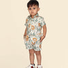 Lion Print Pure Linen Shirt