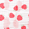 Strawberry Print 100% Soft Cotton Muslin Blanket (Pack of 1) - Funny Bones Clothings