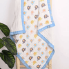 Elephant Print 100% Soft Cotton Muslin Blanket - Funny Bones Clothings