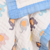 Elephant Print 100% Soft Cotton Muslin Blanket - Funny Bones Clothings