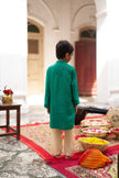 The Storyteller Pure Silk  Kurta Pajama Set