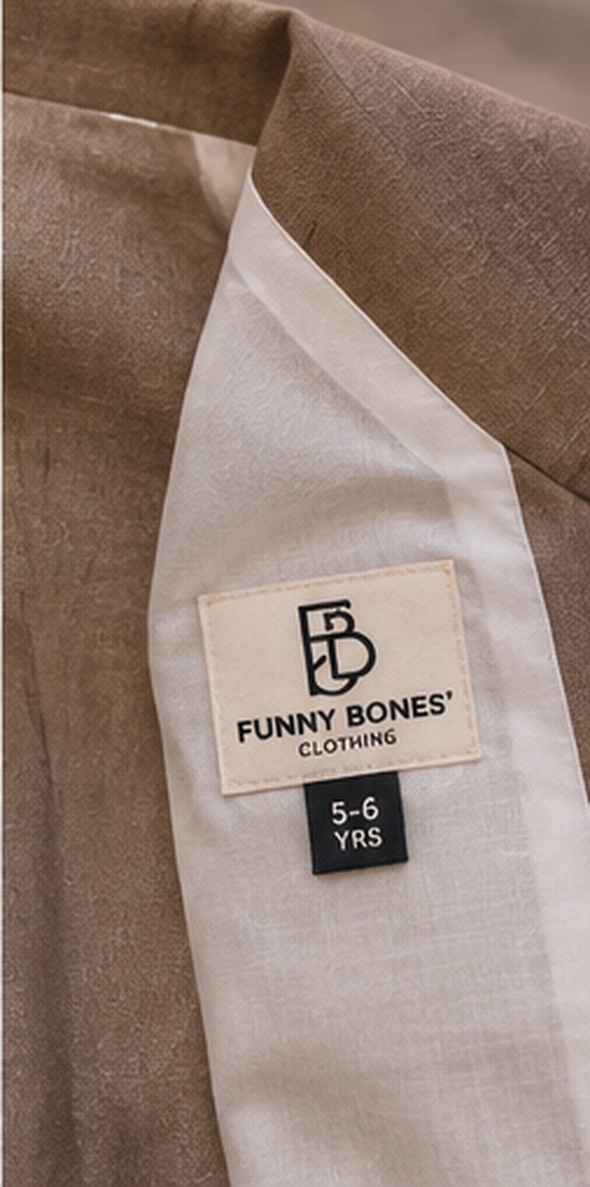 Mocha Sundowner – Pure Linen Blazer, Pants, Shirt & Bow Set