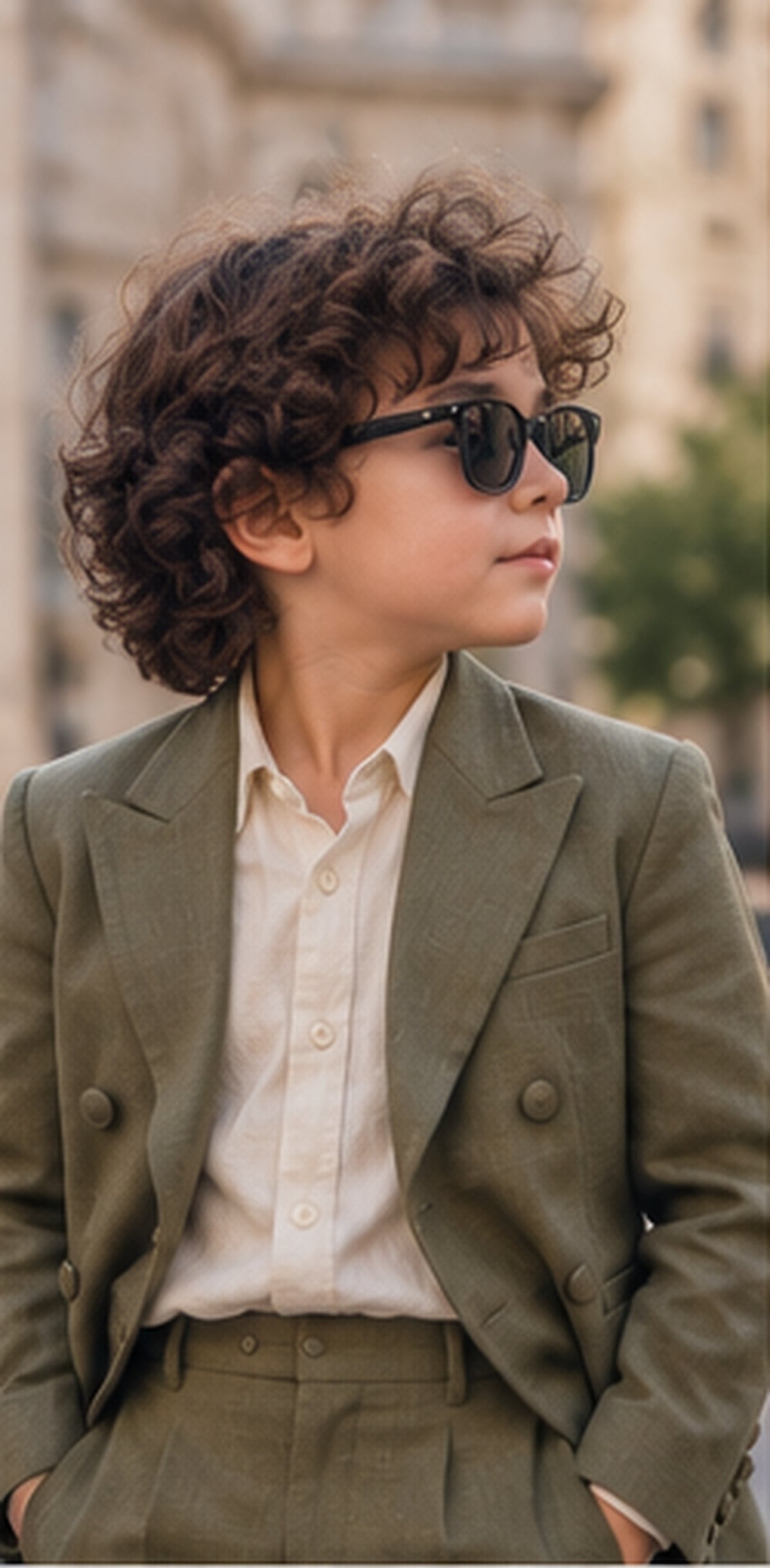 Windsor Nights – Pure Linen Double-Breasted Blazer, Pants & Shirt Set