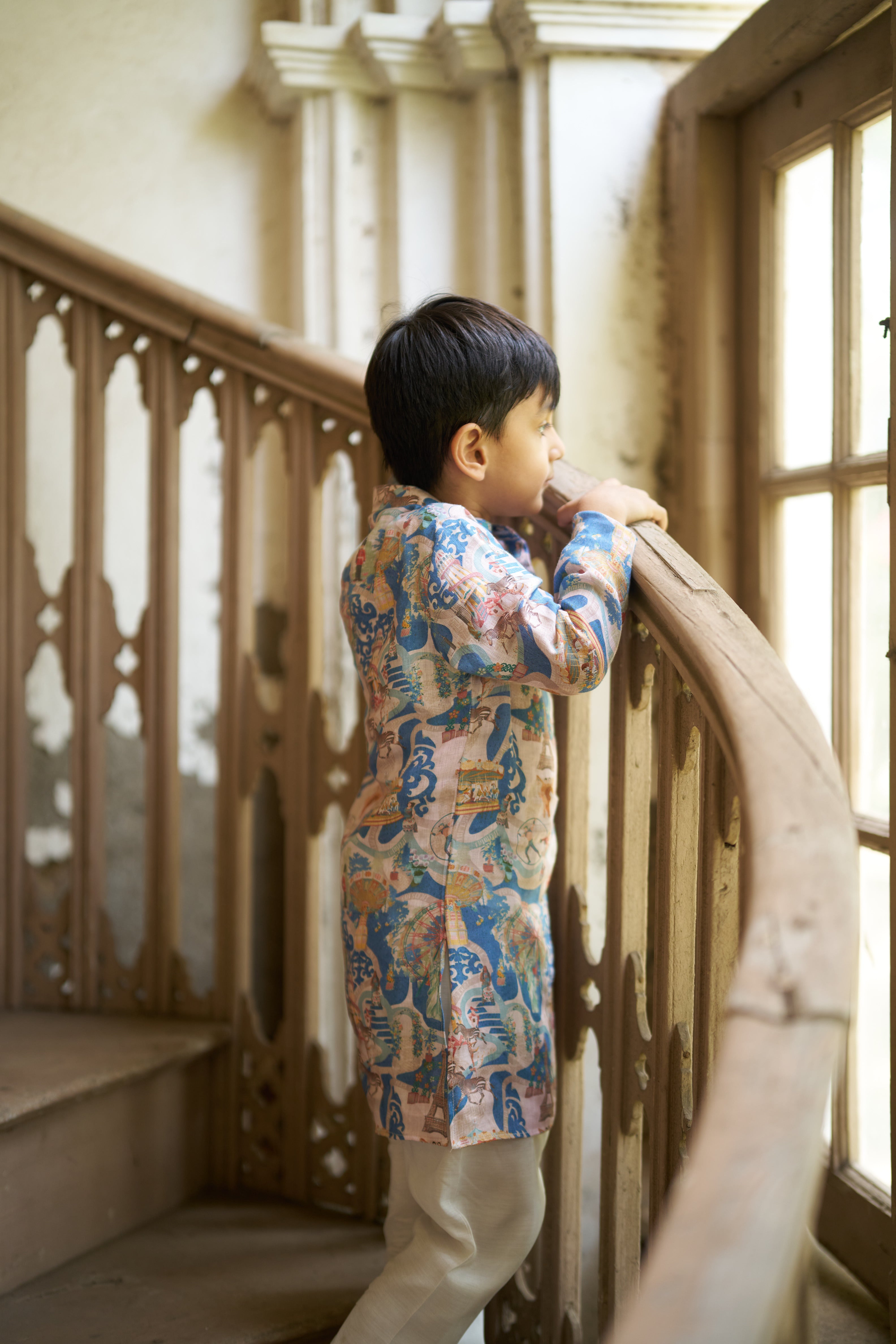 The Voyager's Edit Pure Linen Kurta Pajama Set