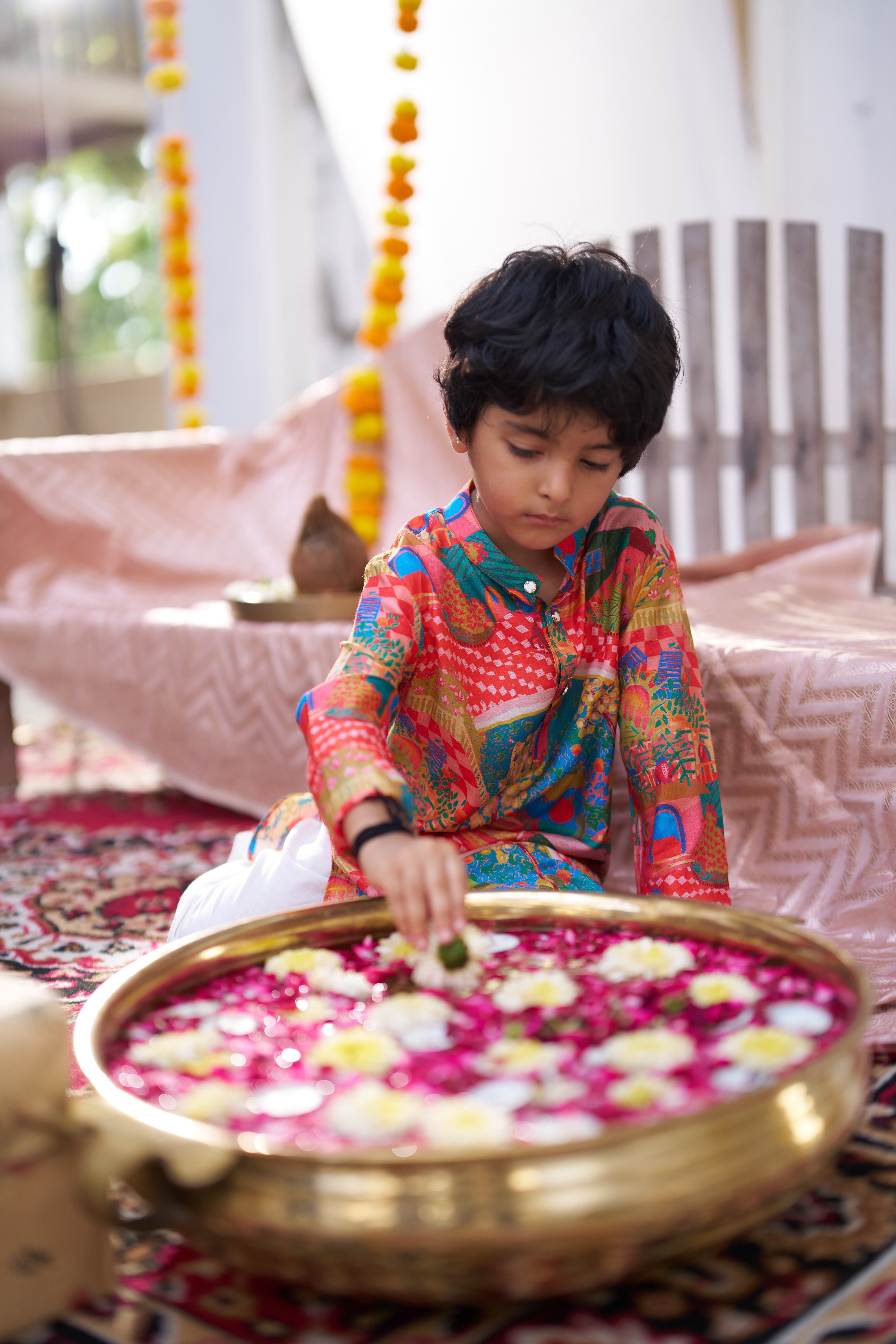 Rang Mahal Pure Muslin Silk  Kurta Pajama Set